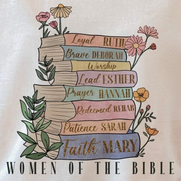 The Original Women of The Bible Books Full Color Tee - Picture 2 of 4